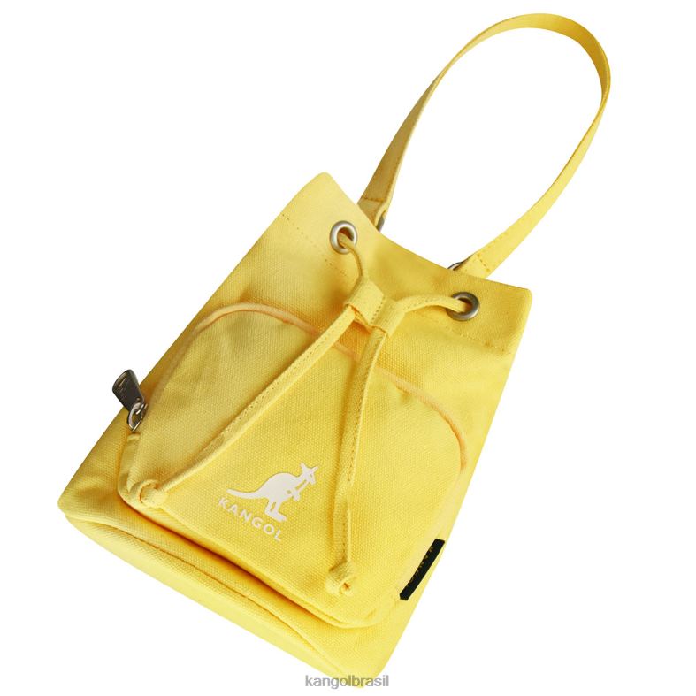 acessórios | Kangol unissex amarelo saco de balde de lona da sorte Z4880942