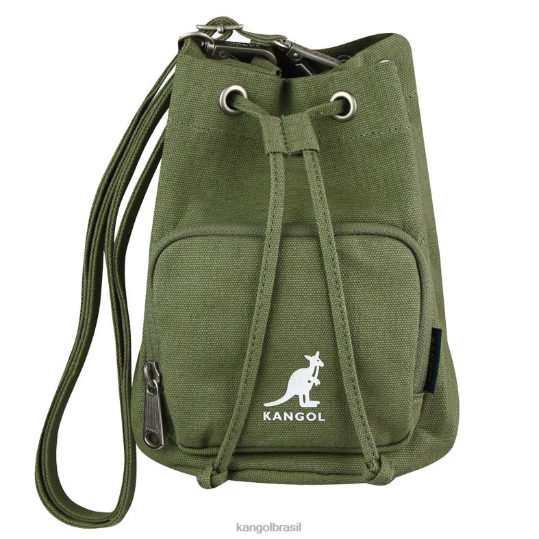 acessórios | Kangol unissex cáqui saco de balde de lona da sorte Z4880941