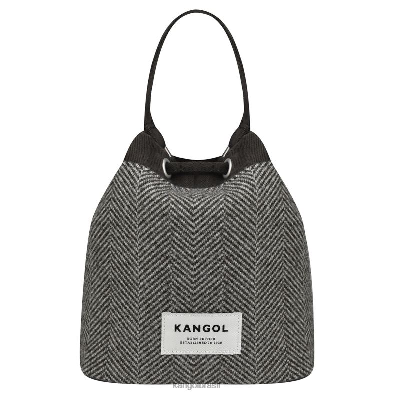 acessórios | Kangol unissex cinza saco de balde de espinha de peixe Z4880979