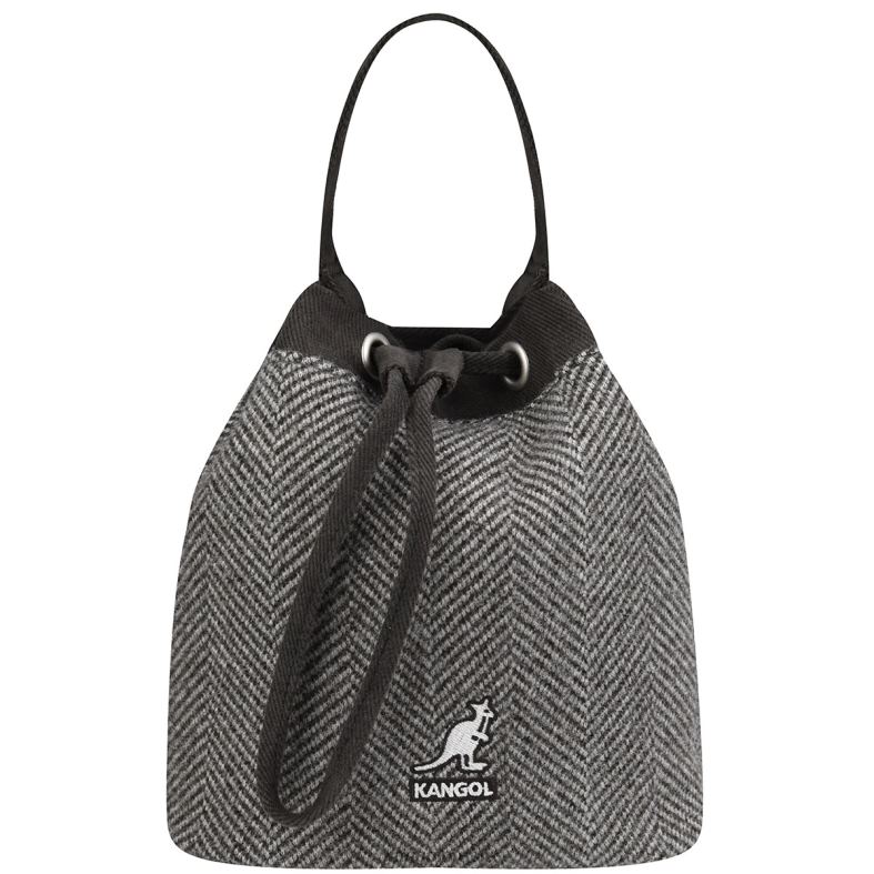 acessórios | Kangol unissex cinza saco de balde de espinha de peixe Z4880979