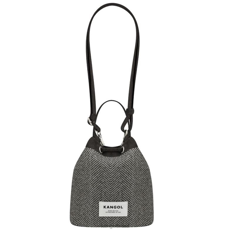 acessórios | Kangol unissex cinza saco de balde de espinha de peixe Z4880979