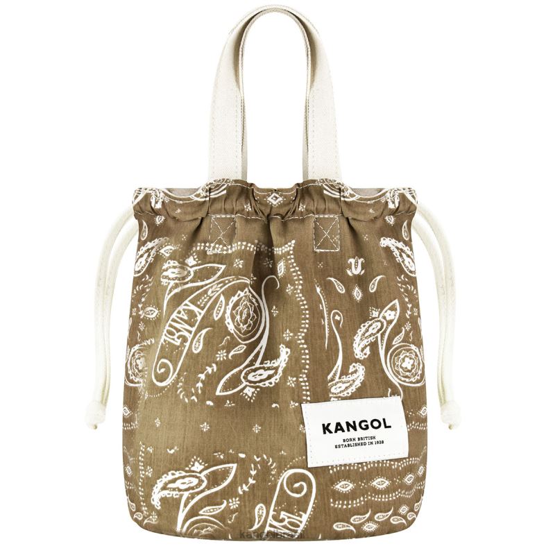 acessórios | Kangol unissex marfim bolsa balde paisley reversível Z4880963