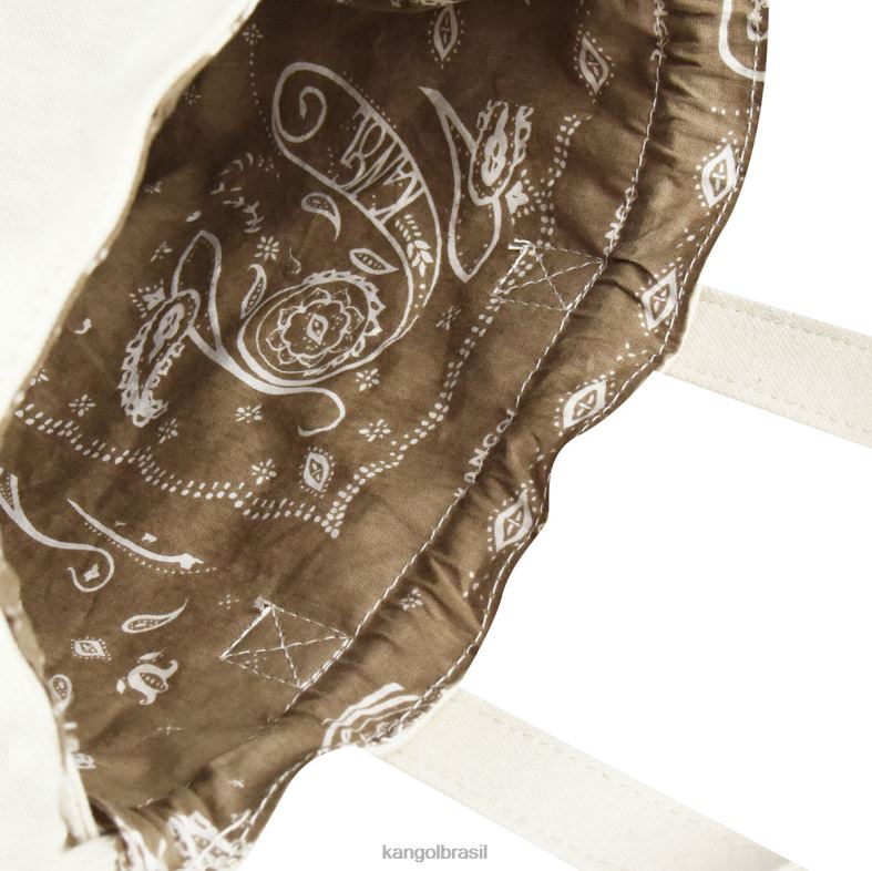 acessórios | Kangol unissex marfim bolsa balde paisley reversível Z4880963