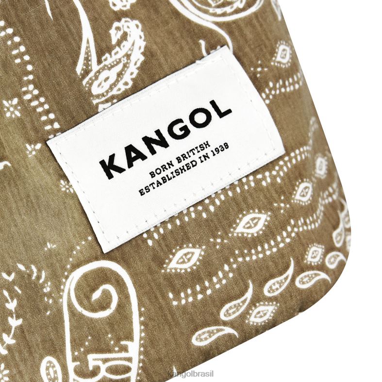 acessórios | Kangol unissex marfim bolsa balde paisley reversível Z4880963
