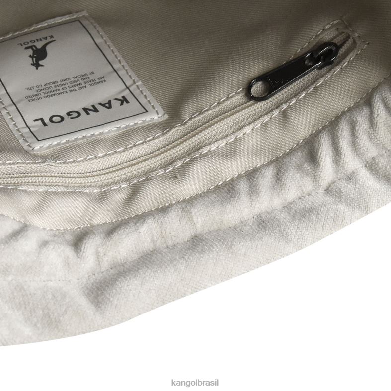 acessórios | Kangol unissex marfim bolsa de cordão de veludo Z4880992