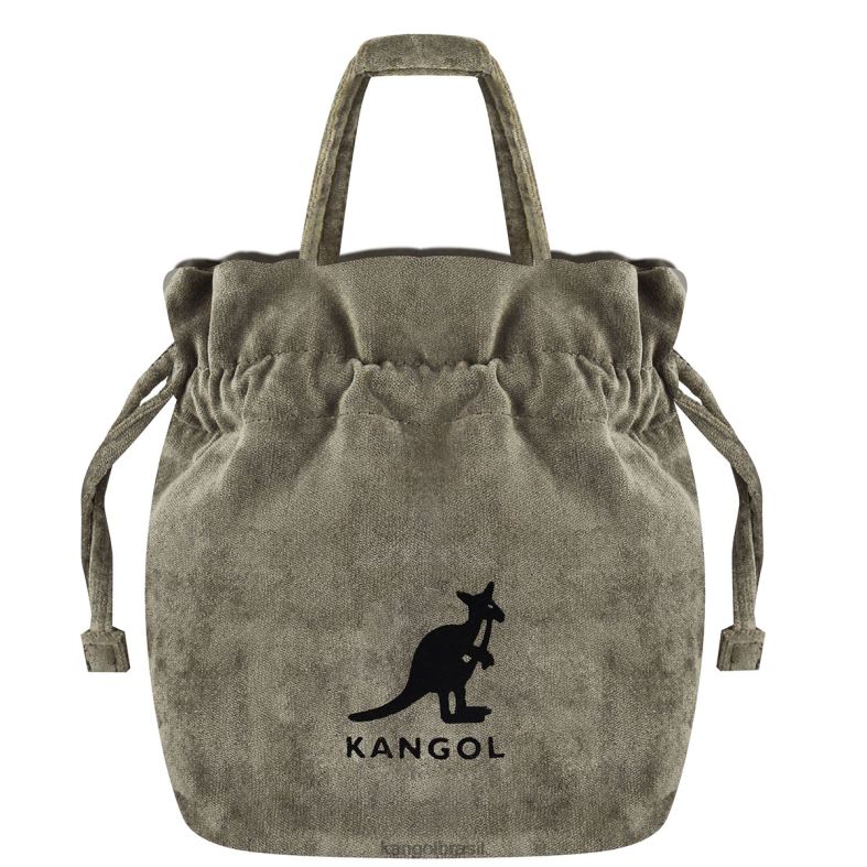 acessórios | Kangol unissex marrom bolsa de cordão de veludo Z4880991