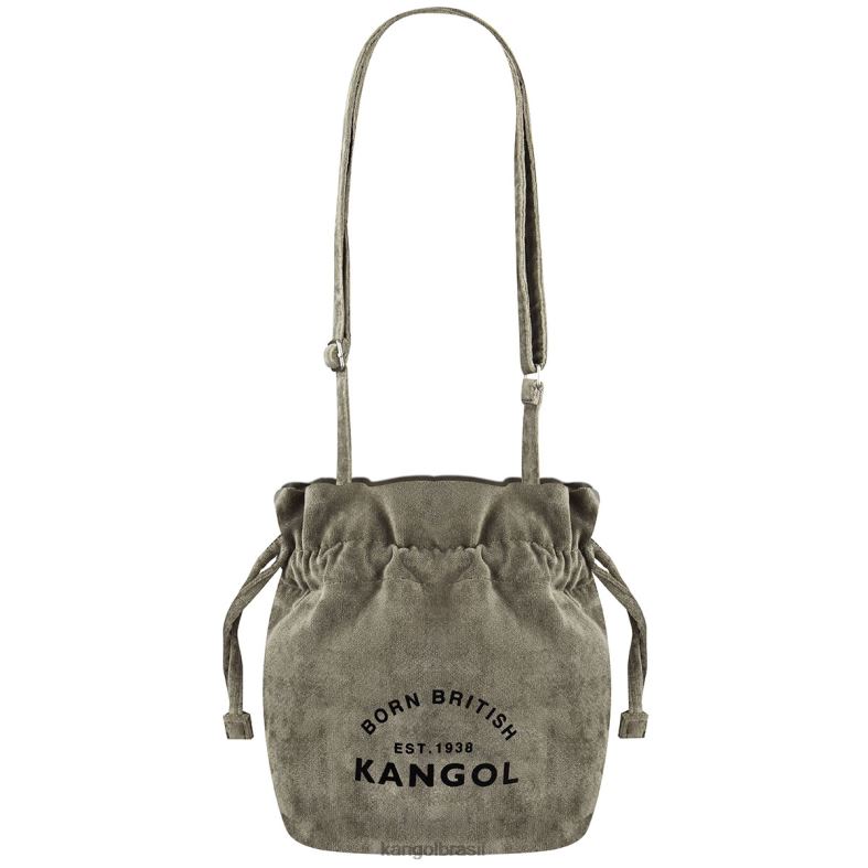acessórios | Kangol unissex marrom bolsa de cordão de veludo Z4880991