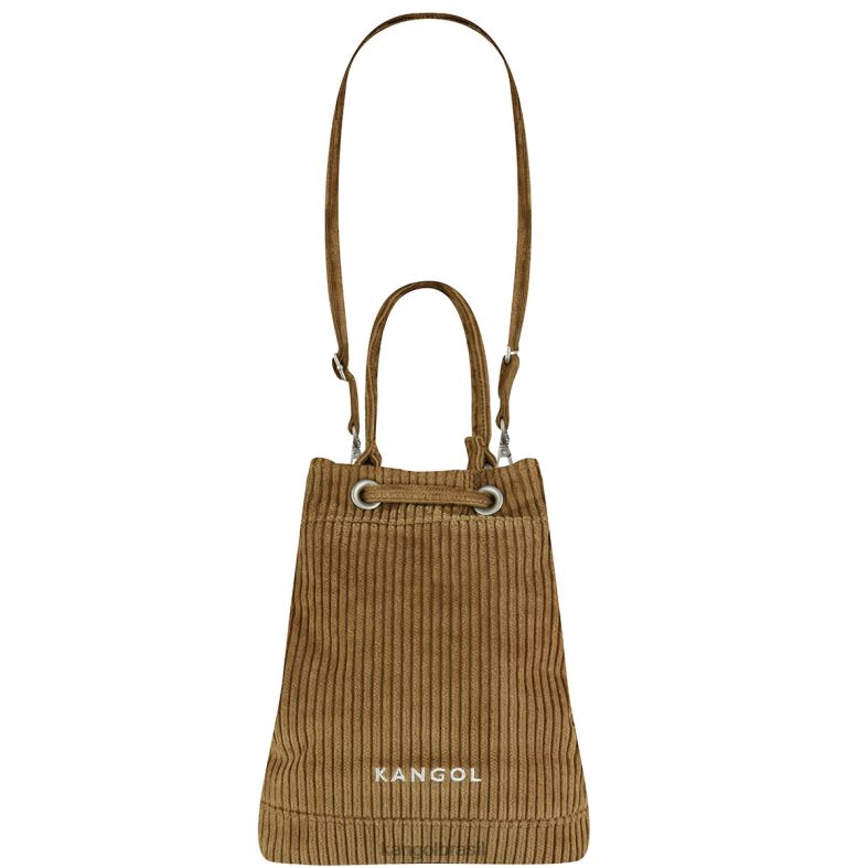 acessórios | Kangol unissex marrom saco de balde de cordão v bolso Z4880977