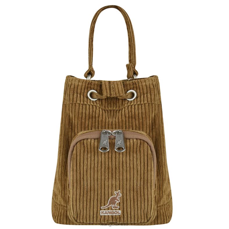 acessórios | Kangol unissex marrom saco de balde de cordão v bolso Z4880977
