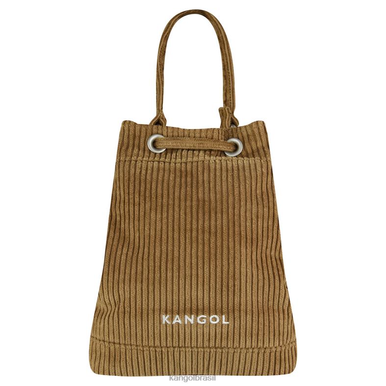 acessórios | Kangol unissex marrom saco de balde de cordão v bolso Z4880977
