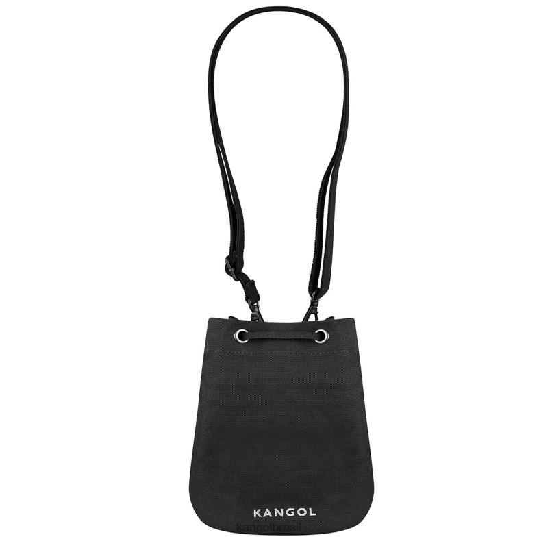 acessórios | Kangol unissex preto saco de balde de lona da sorte Z4880939