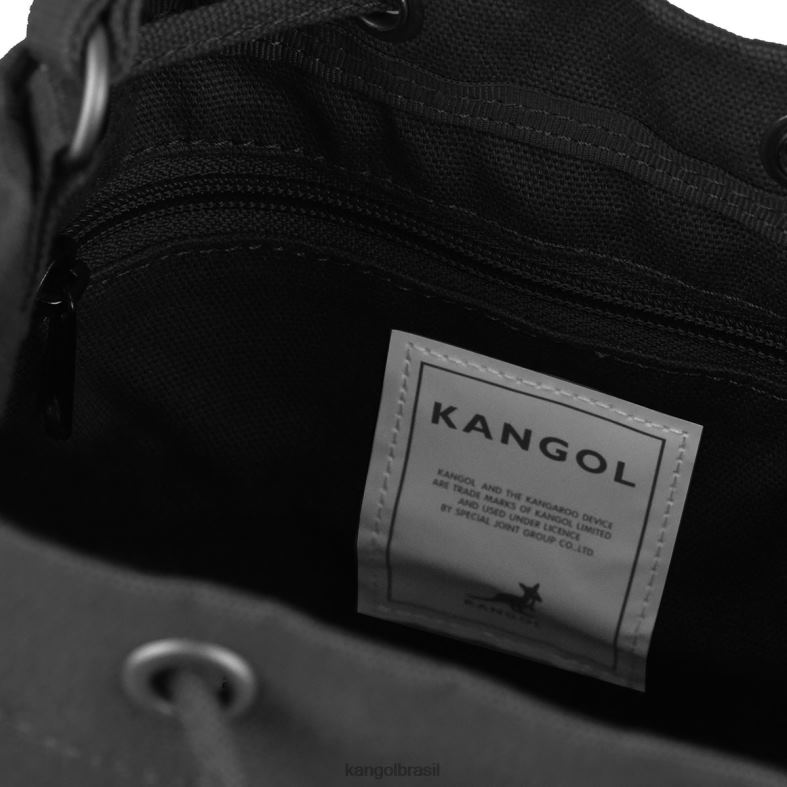 acessórios | Kangol unissex preto saco de balde de lona da sorte Z4880939