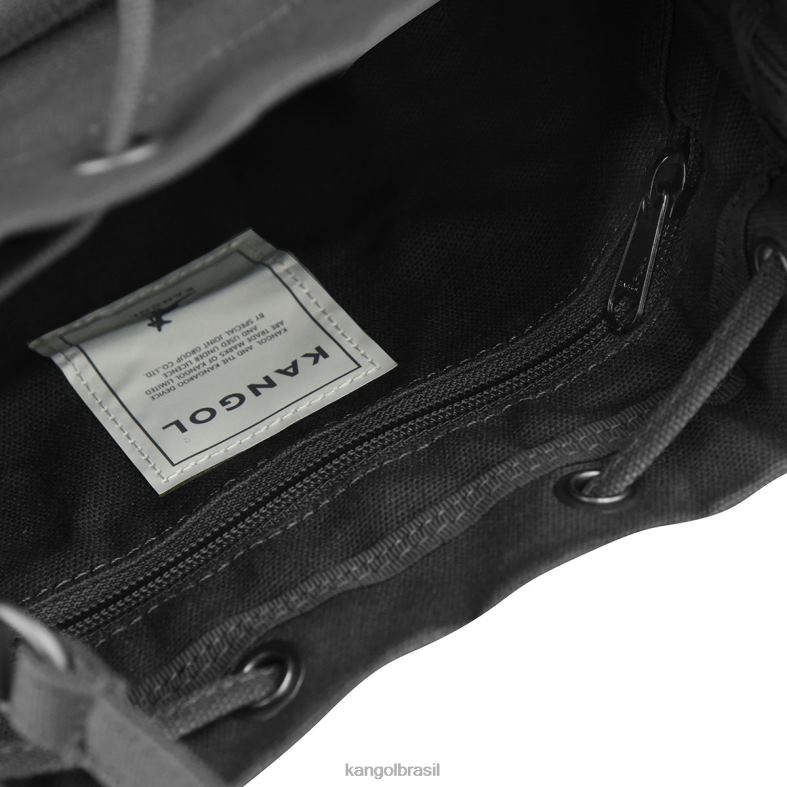 acessórios | Kangol unissex preto saco de balde de lona da sorte Z4880939