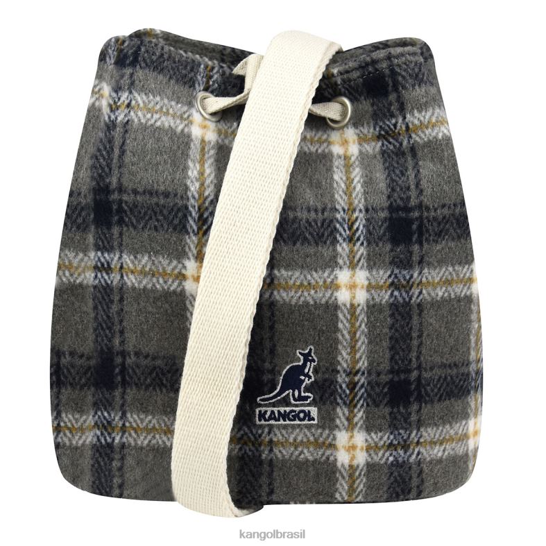 acessórios | Kangol unissex xadrez cinza saco de balde checker ii Z4880971