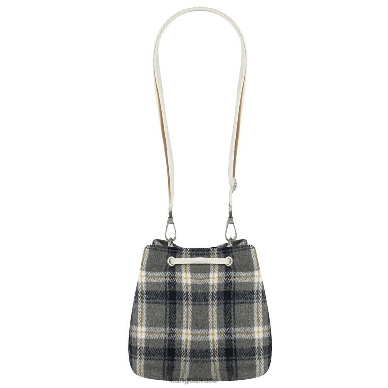 acessórios | Kangol unissex xadrez cinza saco de balde checker ii Z4880971