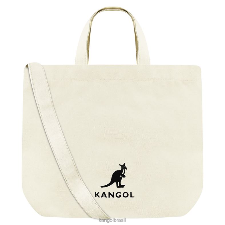 acessórios | Kangol unissex creme bolsa média zippi ecológica Z4880936