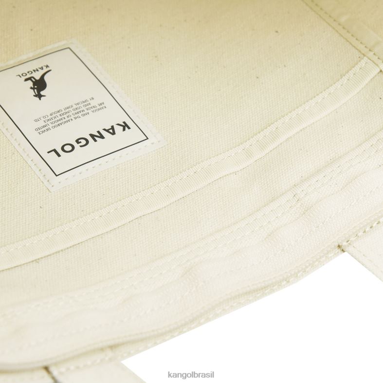 acessórios | Kangol unissex creme bolsa média zippi ecológica Z4880936