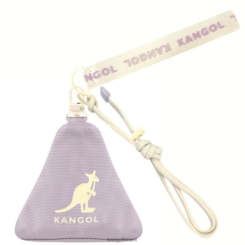 acessórios | Kangol unissex lilás pingente de bolsa triangular gear i Z48801267