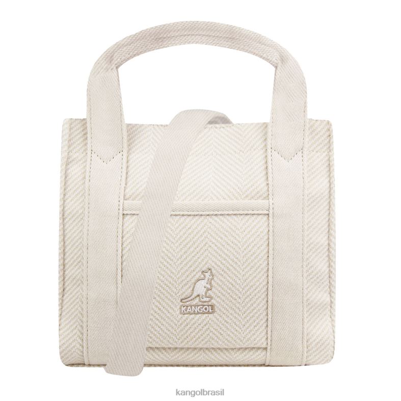 acessórios | Kangol unissex marfim bolsa de espinha de peixe Z4880983