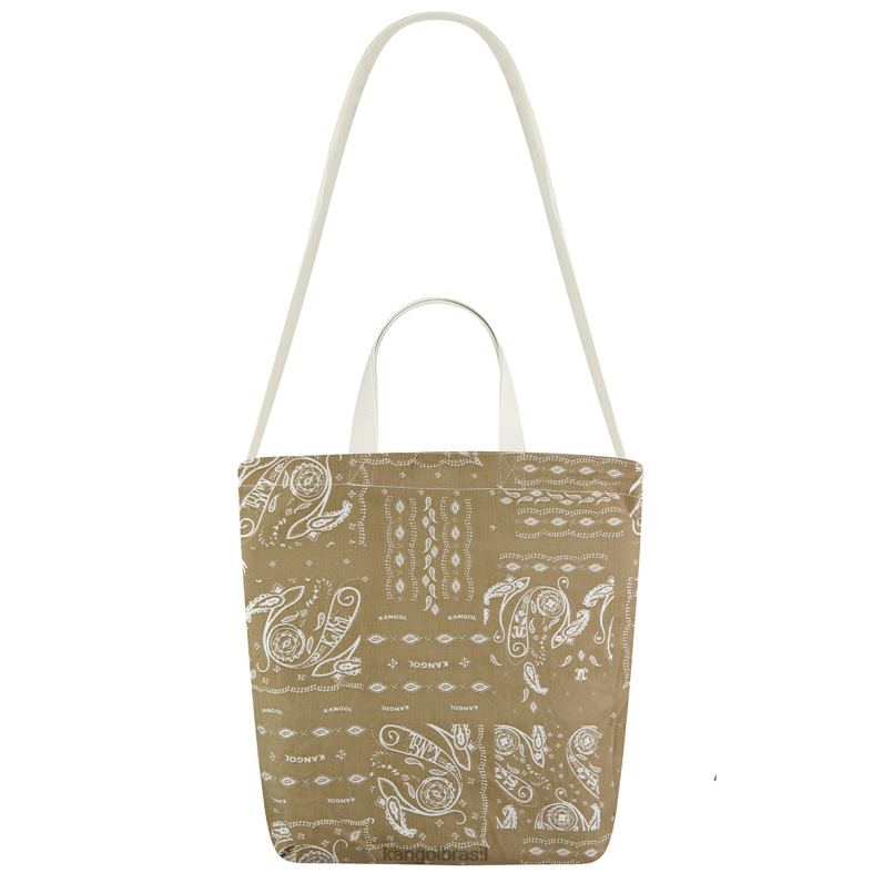 acessórios | Kangol unissex marfim bolsa estampada reversível Z4880964