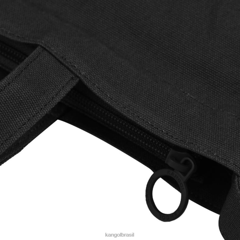 acessórios | Kangol unissex preto bolsa média zippi ecológica Z4880935