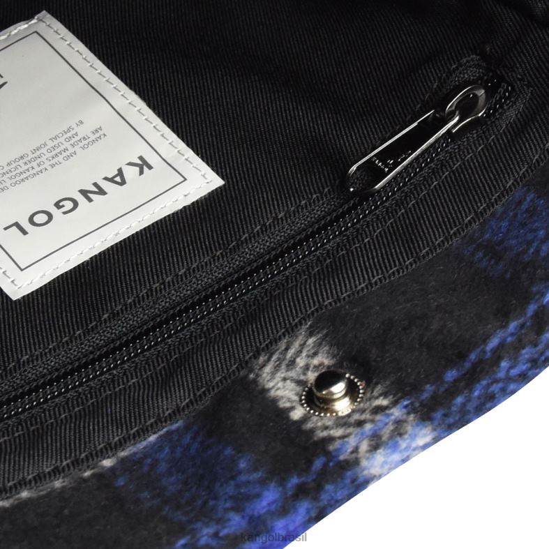 acessórios | Kangol unissex xadrez azul marinho bolsa xadrez ii Z4880973