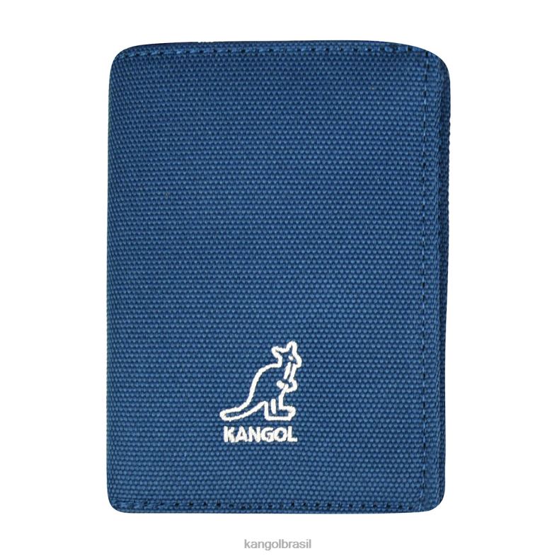 acessórios | Kangol unissex azul escuro titular do cartão de 2 vias Z48801255