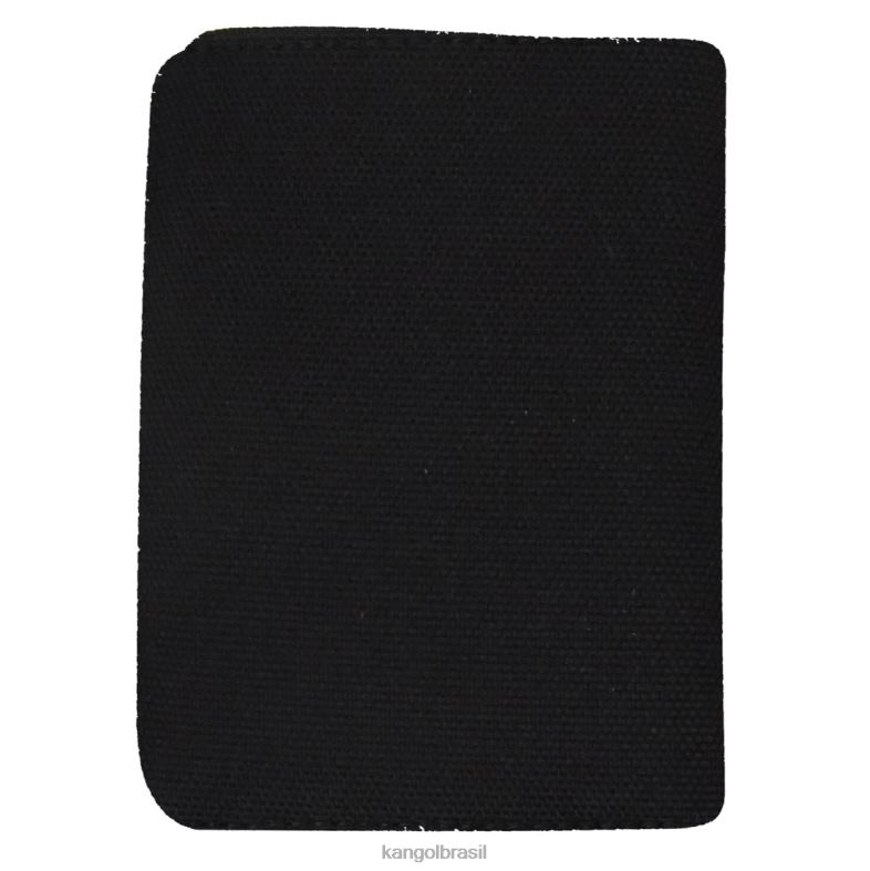 acessórios | Kangol unissex preto titular do cartão de 2 vias Z48801254