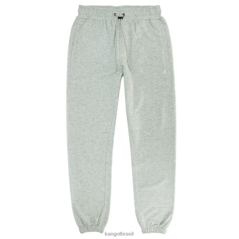calças | Kangol homens cinza jogger bordado Z48801060