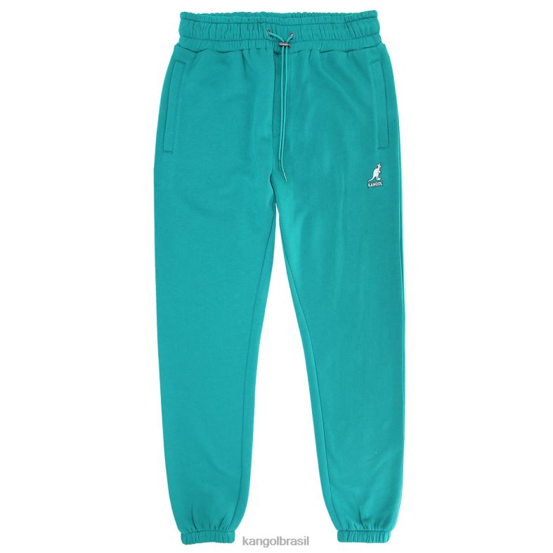 calças | Kangol homens esmeralda jogger bordado Z48801056