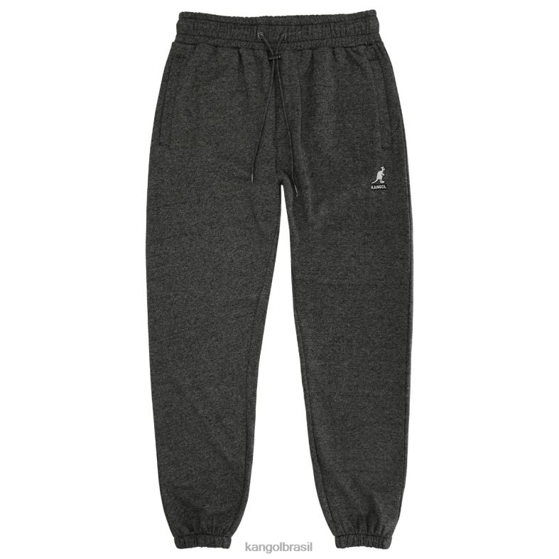 calças | Kangol homens siro preto jogger bordado Z48801061