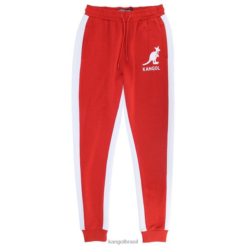 calças | Kangol homens vermelho equestre calça felpuda francesa Z48801034