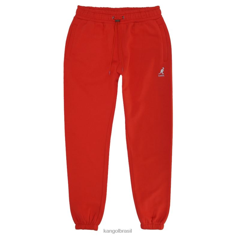 calças | Kangol homens vermelho jogger bordado Z48801057