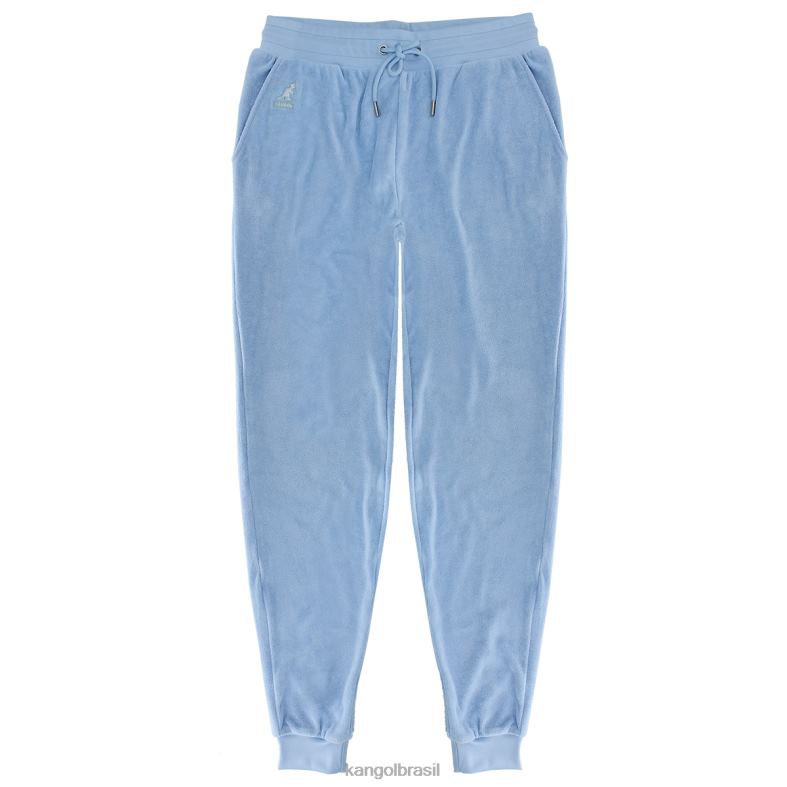calças | Kangol mulheres windsurfista calça jogger de tecido felpudo Z48801052