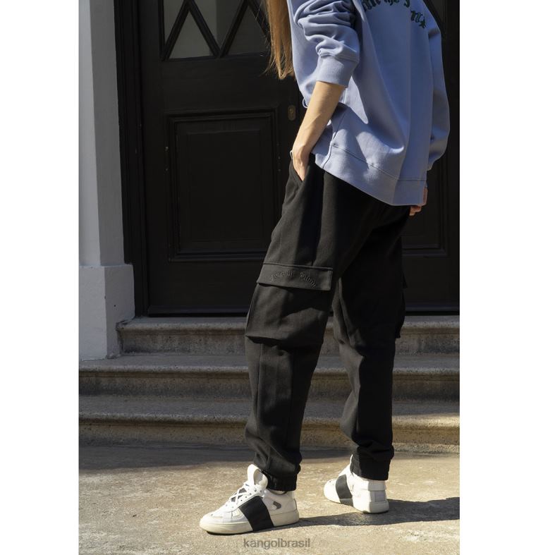 calças | Kangol unissex azeviche corredor de bloqueio Z48801080
