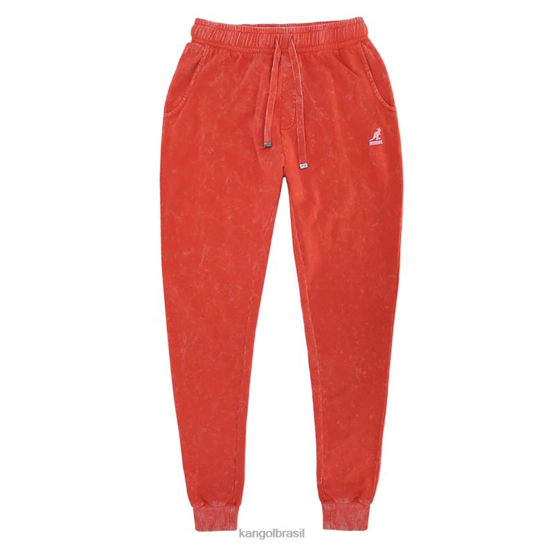 calças | Kangol unissex pico de adrenalina joggers de lavagem ácida Z48801019