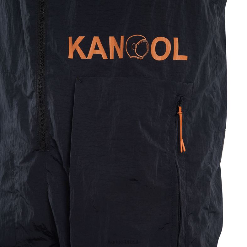 calças | Kangol unissex preto macacão fora deste mundo Z4880996