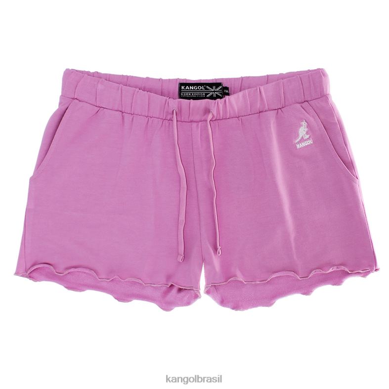 calças | Kangol mulheres ciclâmen shorts com babados Z48801074