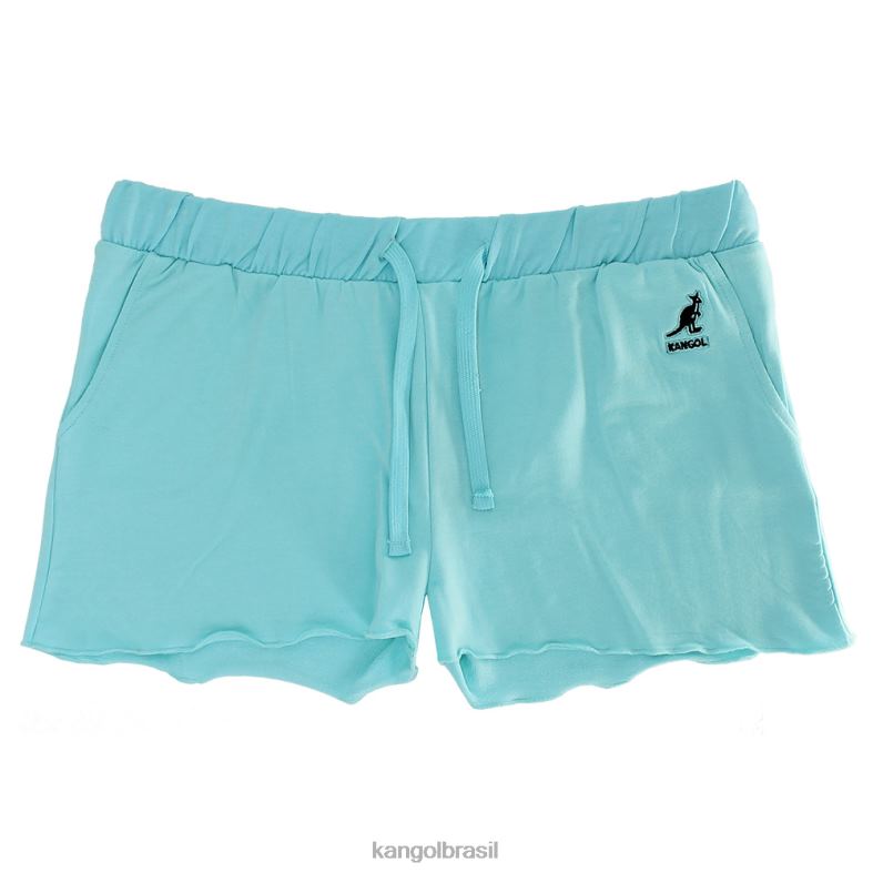 calças | Kangol mulheres tanager turquesa shorts com babados Z48801073