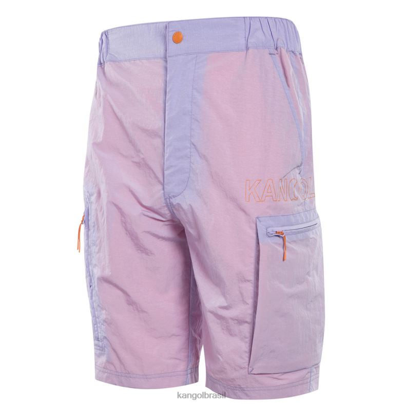 calças | Kangol unissex lavanda fora deste mundo shorts Z4880995
