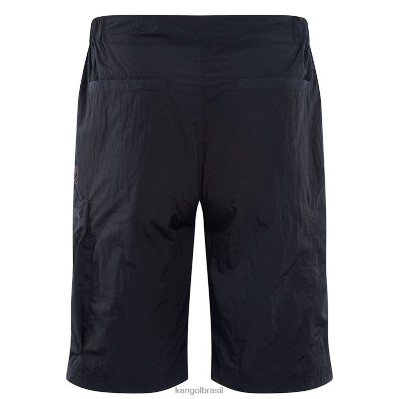 calças | Kangol unissex preto fora deste mundo shorts Z4880994