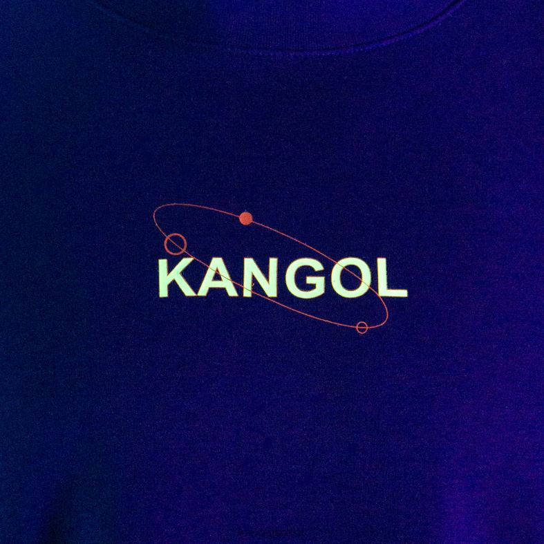 vestuário | Kangol unissex ébano camiseta gráfica orbital Z48801204