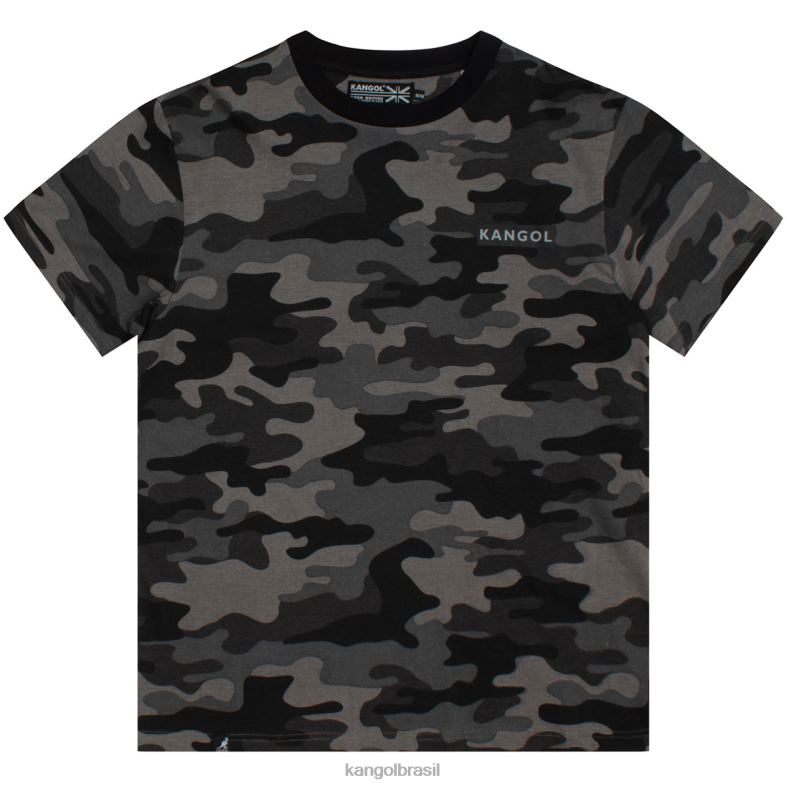 vestuário | Kangol unissex camuflagem urbana camiseta camuflada Z48801221