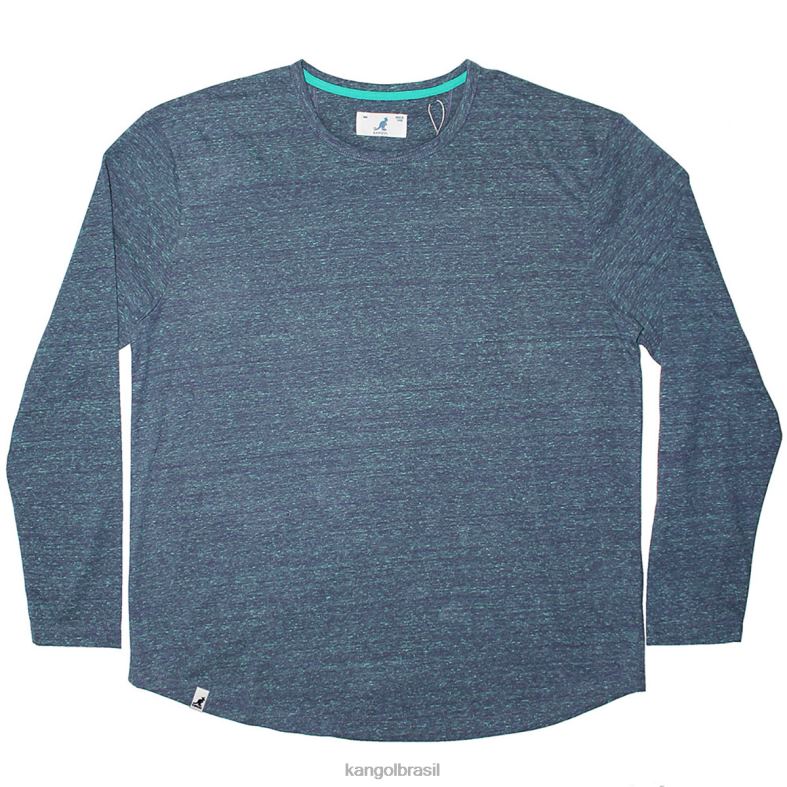 vestuário | Kangol unissex jeans camiseta manga longa tri marl Z48801242
