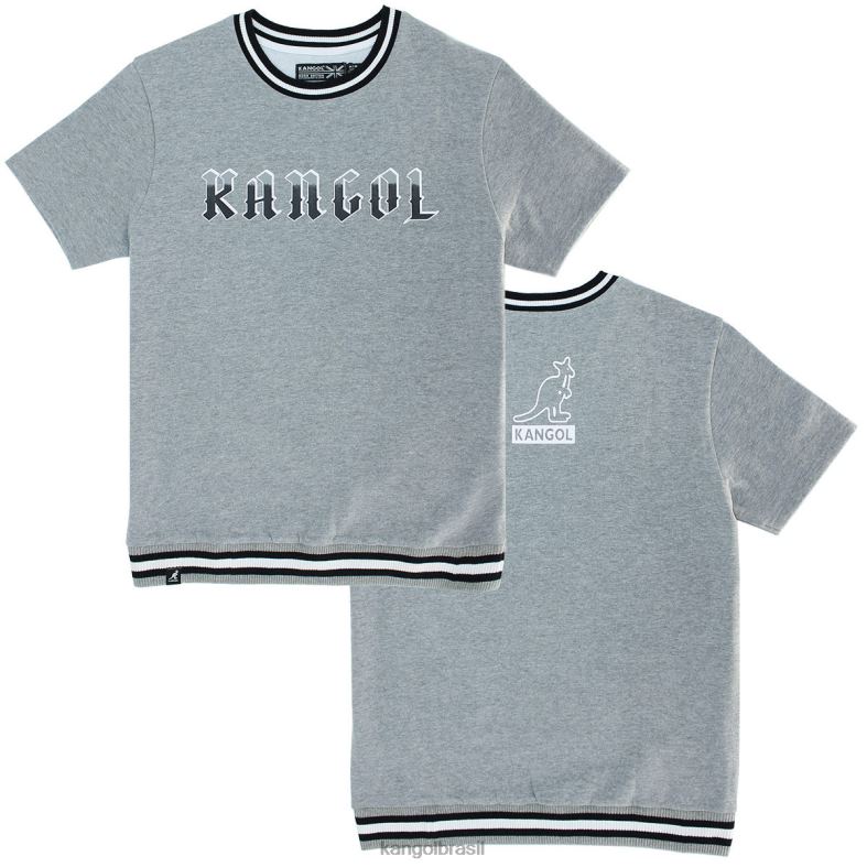 vestuário | Kangol unissex mistura cinza camiseta de basquete para dia de jogo Z48801108