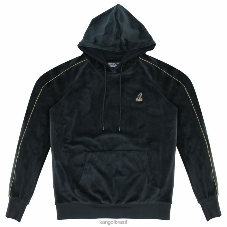 vestuário | Kangol homens beleza Negra moletom de veludo Z48801158
