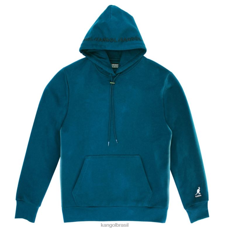 vestuário | Kangol homens cerceta moletom bordado Z48801151