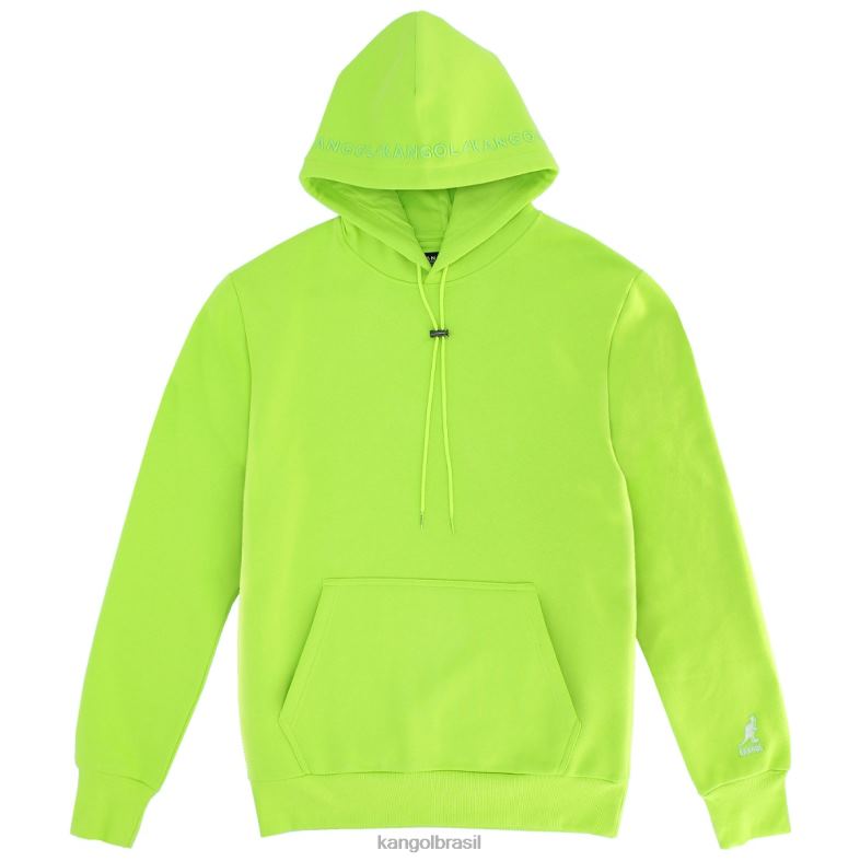vestuário | Kangol homens destaque verde moletom bordado Z48801155