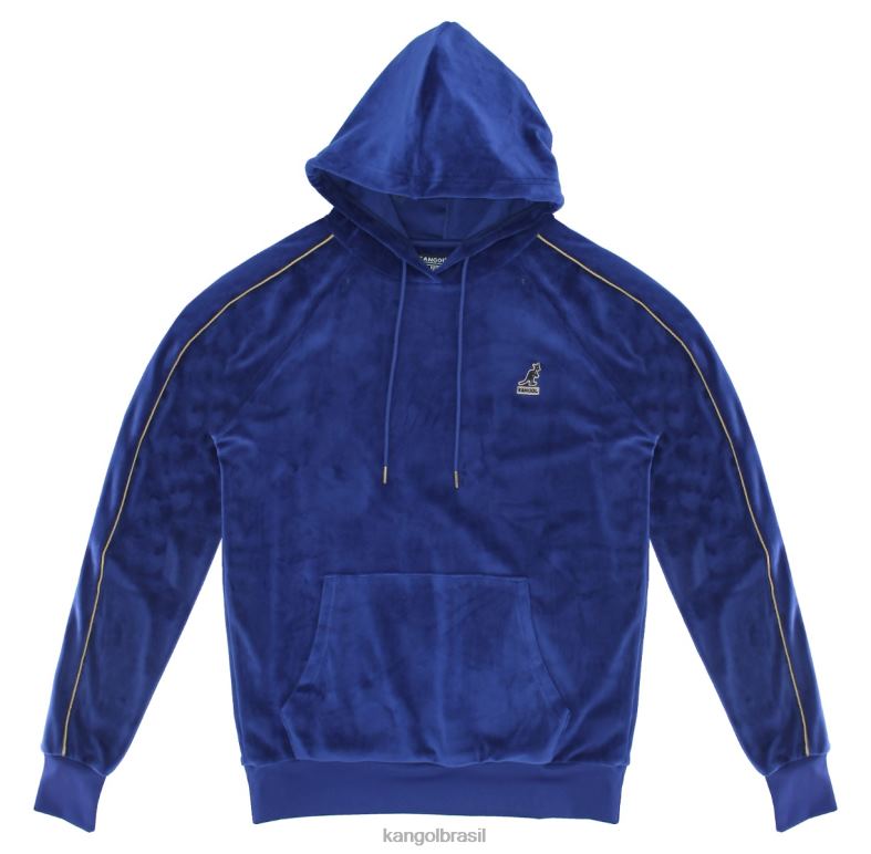 vestuário | Kangol homens farol azul moletom de veludo Z48801159