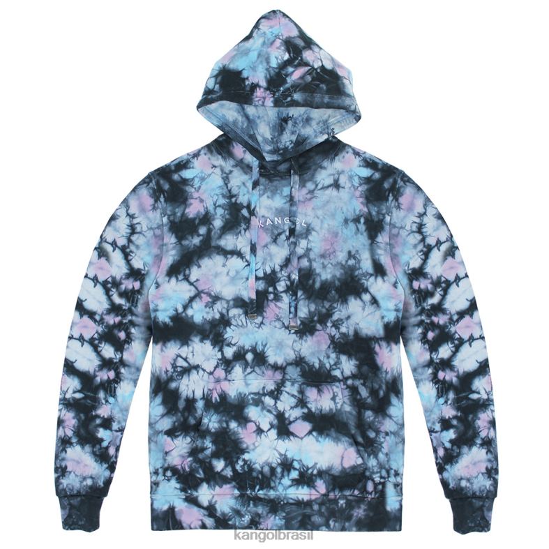 vestuário | Kangol homens gelo azul moletom tie dye Z48801176